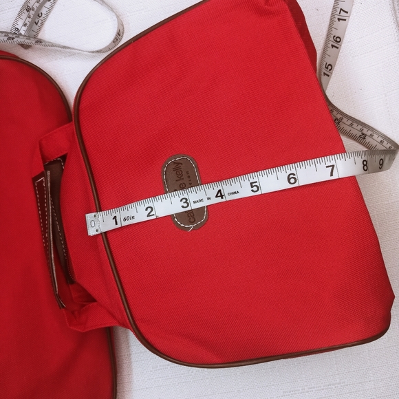 Catherine Kelley hand bags lot of three different sizes travel red - Picture 11 of 15